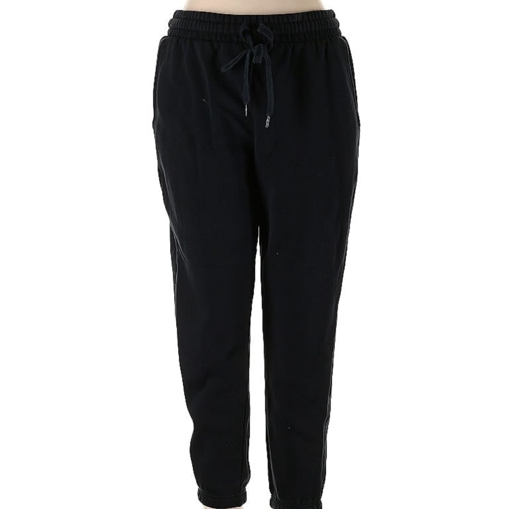 Fabletics High-Waisted/High-Rise Black Sweatpants Large LIKE NEW!!
